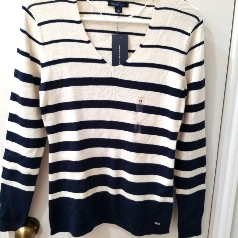 Tommy Hilfiger NEW- striped sweater